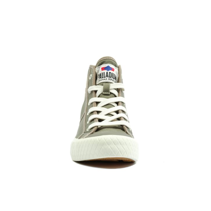 Palladium Palla Louvel High Tops Sneakers Heren Olijfgroen | NL 90DFSGT